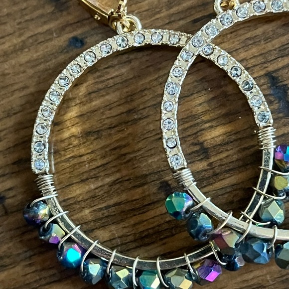 Beautiful handmade crystal multicolor earrings!! - Picture 4 of 5
